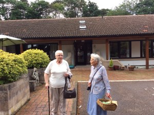 Leaving Cameron House after a wonderful afternoon